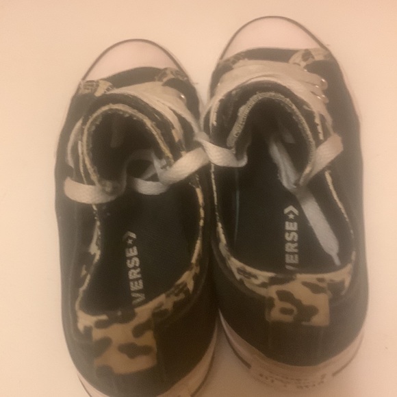 Converse All Star boys size 2 color Black - Picture 2 of 4